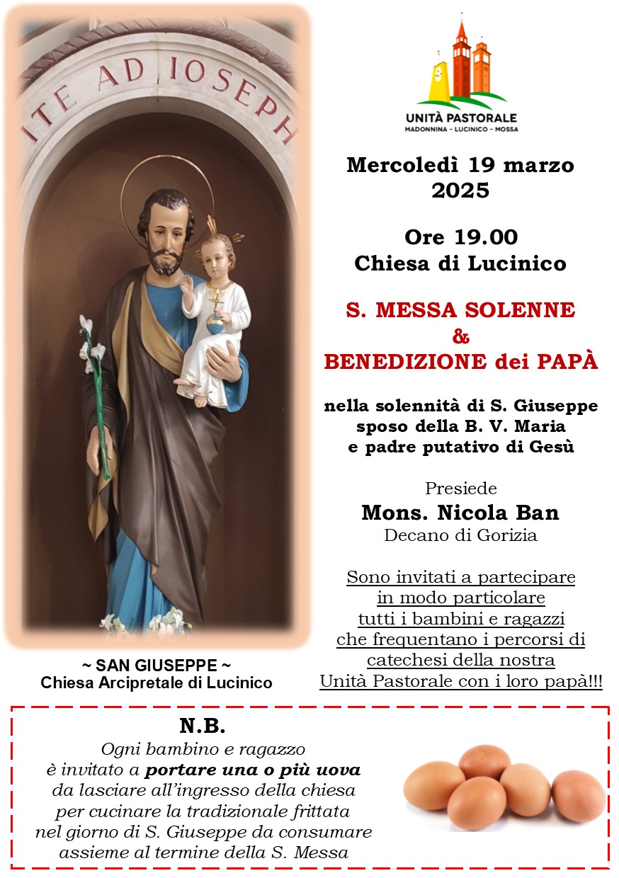 Benedizione dei papà Gorizia